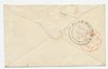 Guernsey 1857 Small Envelope to London with 1d red Stars